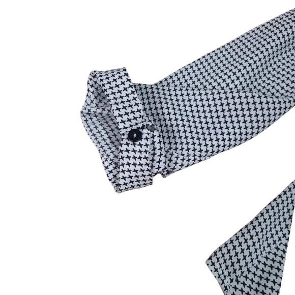 Adrianna Papell Oversized Long Sleeve Wrap Front Blouse Size Large - Picture 3 of 10